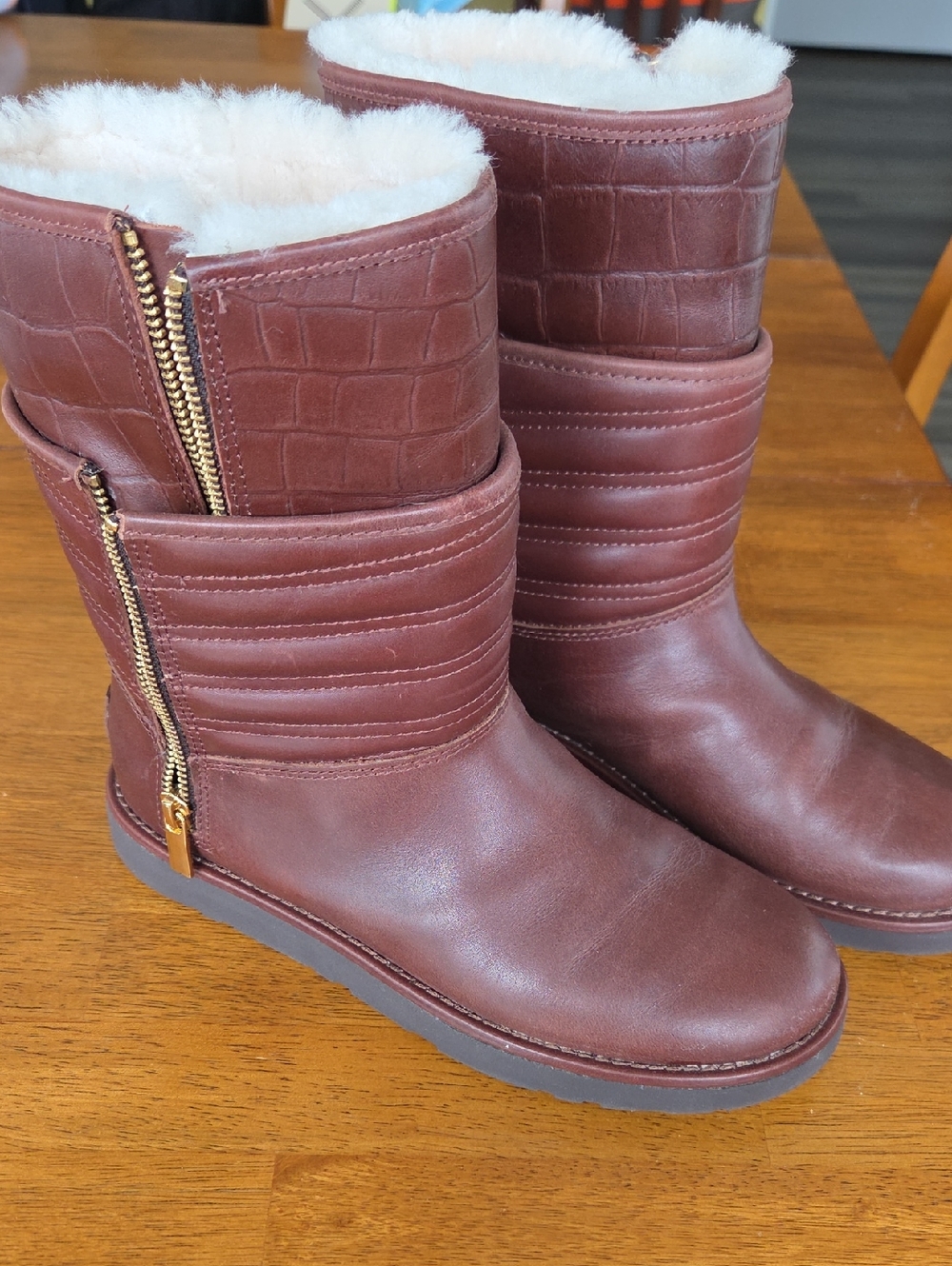 RARE UGG Double Zip Boots